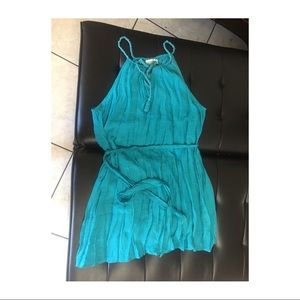 FOREVER21 aqua blue dress